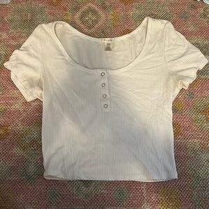 White crop top